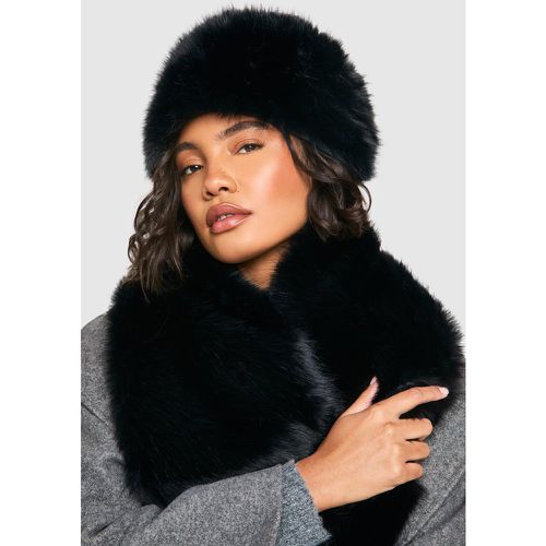 Chapeau En Fausse Fourrure - One Size - boohoo - Modalova