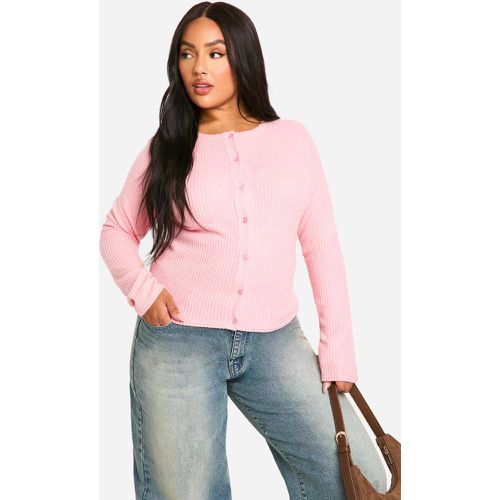 Grande Taille - Cardigan Boutonné - 44 - boohoo - Modalova