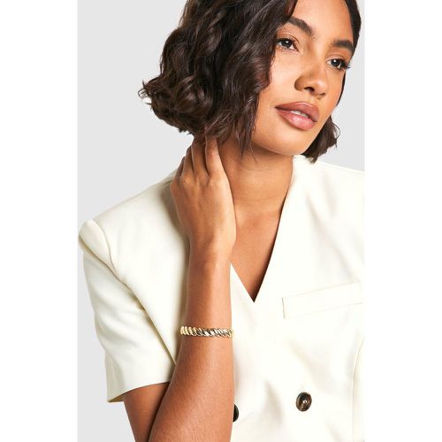 Bracelet Doré En Corde Épaisse - One Size - boohoo - Modalova