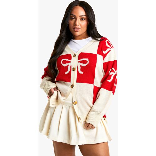 Grande Taille - Cardigan De Noël - 46 - boohoo - Modalova