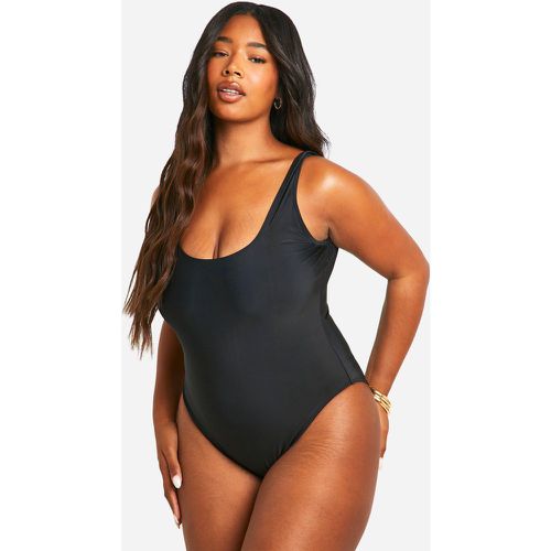 Grande Taille - Maillot De Bain Basique - 46 - boohoo - Modalova