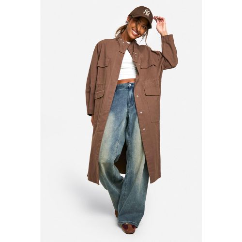 Trench Utilitaire À Poches - 36 - boohoo - Modalova