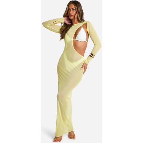 Robe De Plage Longue À Découpes - S - boohoo - Modalova