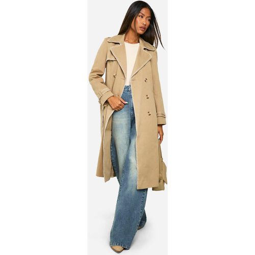 Trench De Tailleur À Coutures Apparentes - 40 - boohoo - Modalova