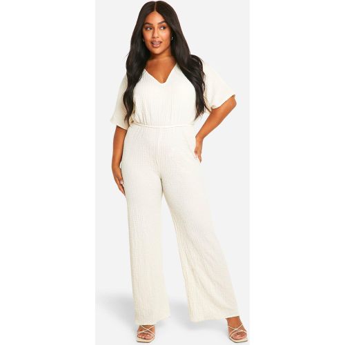 Grande Taille - Combinaison À Ceinture En Jersey - 44 - boohoo - Modalova