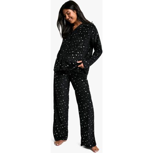 Maternité - Ensemble De Pyjama À Imprimé Mé"Tall"isé - 40 - boohoo - Modalova