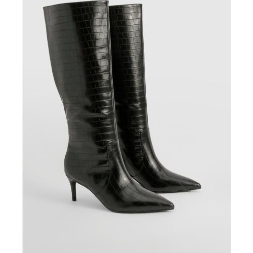 Bottes Hautes À Talon Aiguille - 36 - boohoo - Modalova