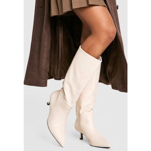 Bottes Hautes À Talon Aiguille - Pointure Large - 37 - boohoo - Modalova