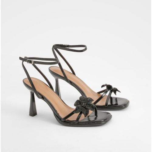 Chaussures Fleuries À Talon - 36 - boohoo - Modalova