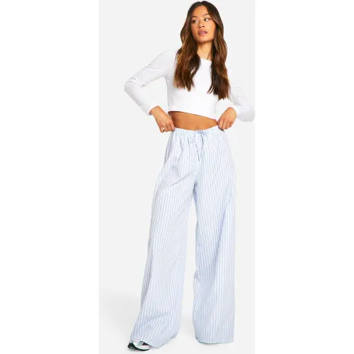 Tall" - Pantalon Large À Rayures Contrastantes - 46 - boohoo - Modalova