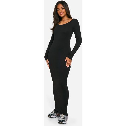 Robe Longue Basique À Manches Longues - 38 - boohoo - Modalova