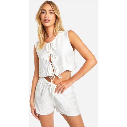 Ensemble Avec Blouse Sans Manches Et Short - 34 - boohoo - Modalova