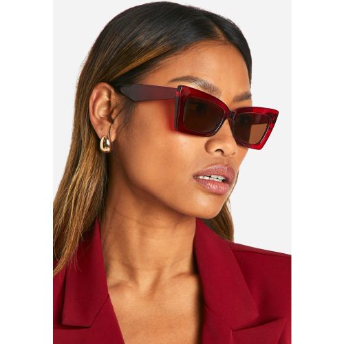 Lunettes De Soleil Œil De Chat - One Size - boohoo - Modalova