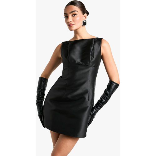 Robe Courte Satinée - 38 - boohoo - Modalova