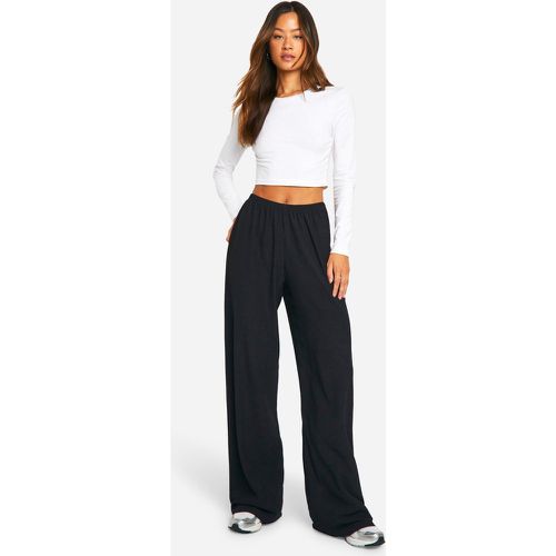 Tall" - Pantalon Large Texturé - 44 - boohoo - Modalova