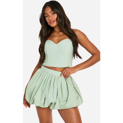 Mini-Jupe Taille Haute Bouffante - 34 - boohoo - Modalova
