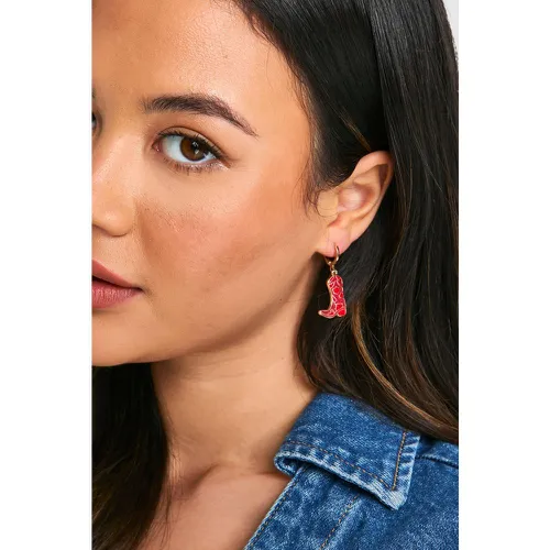 Boucles D'Oreilles Santiags - One Size - boohoo - Modalova