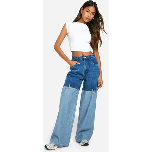 Jean Large À Coutures Contrastantes - 40 - boohoo - Modalova