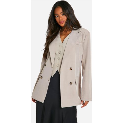 Blazer Oversize Texturé - 34 - boohoo - Modalova