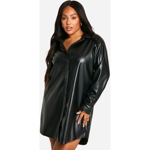 Grande Taille - Robe Chemise - 44 - boohoo - Modalova