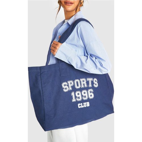 Tote Bag À Slogan Sports Club - One Size - boohoo - Modalova