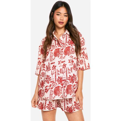 Ensemble Oversize Imprimé - Épices - 34, Épices - boohoo - Modalova