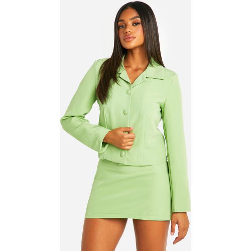 Blazer Court Long Cintré - 36 - boohoo - Modalova