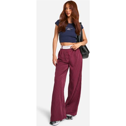 Pantalon Tailleur Large À Bande Élastiquée - -- - 44, - boohoo - Modalova