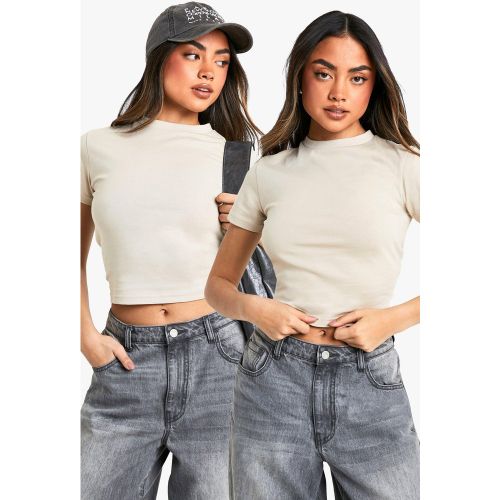 Lot De 2 T-Shirts Basiques Pour Bébé - 34 - boohoo - Modalova