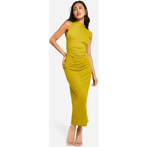 Robe Longue Froncée - 36 - boohoo - Modalova