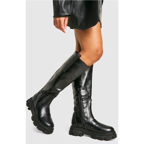 Bottes Hautes À Plateforme - 37 - boohoo - Modalova