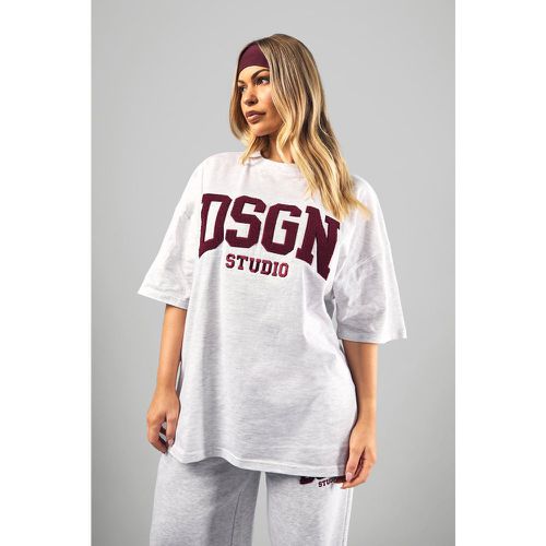 T-Shirt Oversize À Slogan Dsgn - 38 - boohoo - Modalova