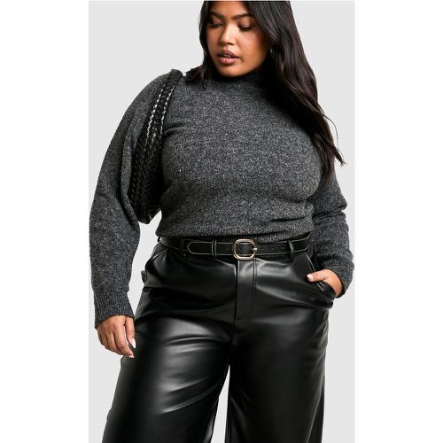 Grande Taille - Ceinture Dorée À Coutures Contrastantes - One Size - boohoo - Modalova