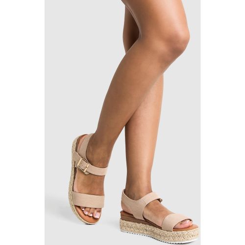 Sandales À Plateforme En Synthétique - 36 - boohoo - Modalova