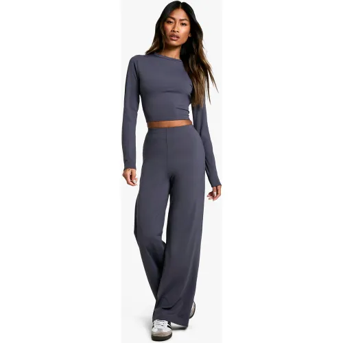 Ensemble Soyeux Avec T-Shirt Et Pantalon - 34 - boohoo - Modalova