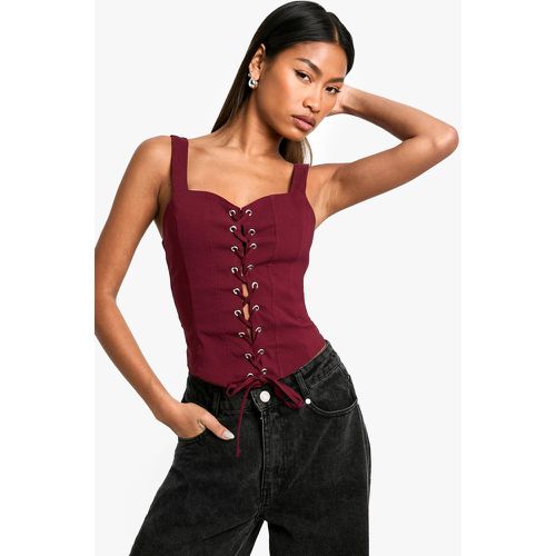 Corset À Lacets - 38 - boohoo - Modalova