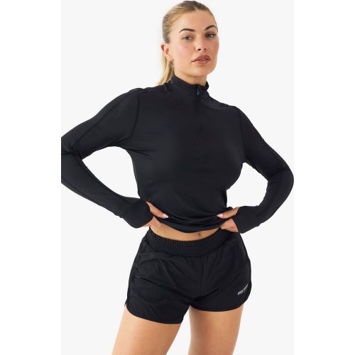 Top De Sport Large À Col Zippé - S - boohoo - Modalova