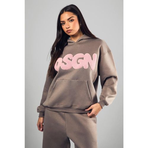 Sweat À Capuche Oversize À Slogan Dsgn Studio - S - boohoo - Modalova