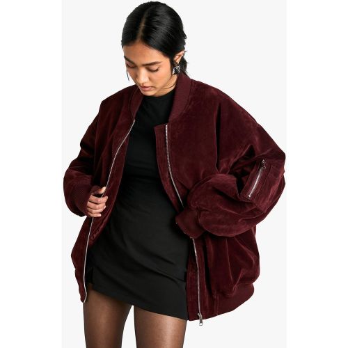 Bomber Oversize En Synthétique - 36 - boohoo - Modalova