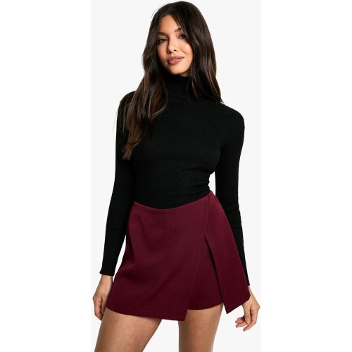 Jupe-Short Portefeuille Fendue - 36 - boohoo - Modalova
