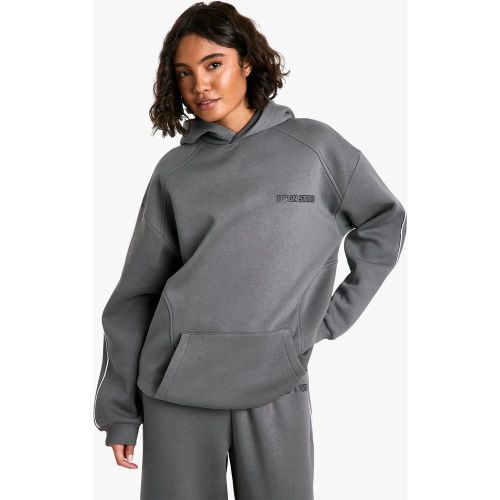 Tall" - Sweat À Capuche À Bande Sur Le Côté - S - boohoo - Modalova