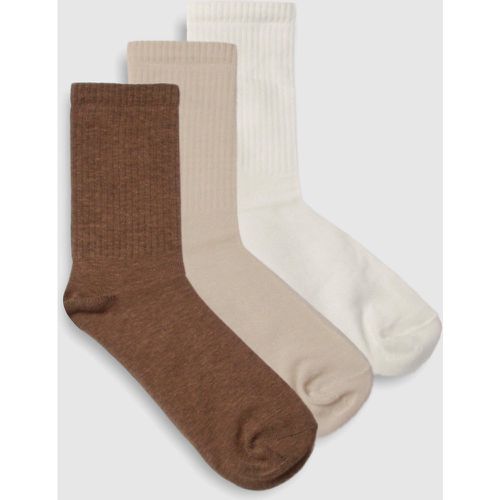 Lot De 3 Paires De Chaussettes - One Size - boohoo - Modalova