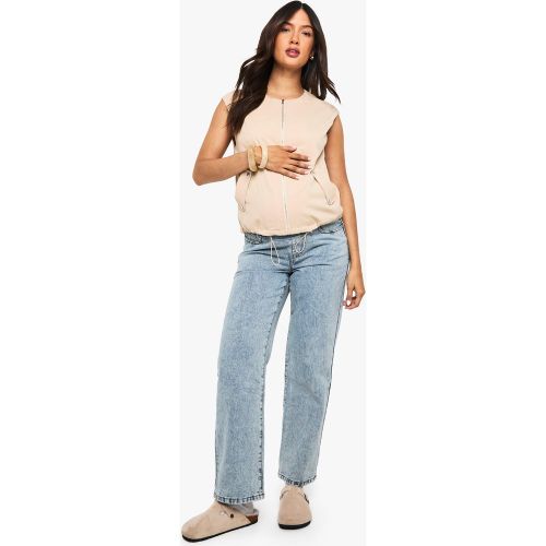 Maternité - Jean Boyfriend Taille Haute - 36 - boohoo - Modalova