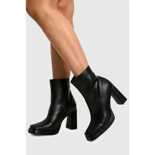 Bottines À Plateforme - 36 - boohoo - Modalova