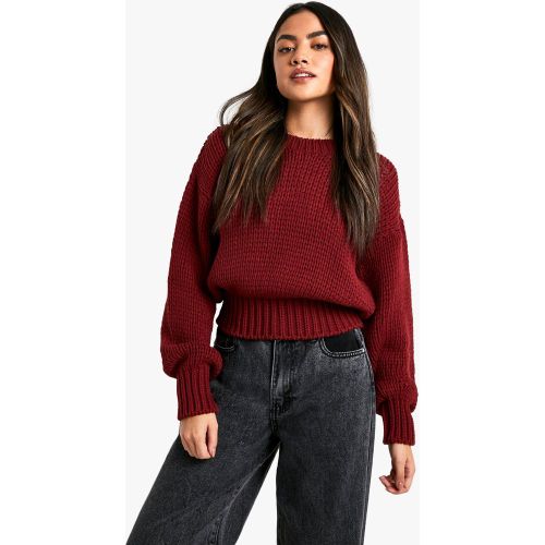 Pull Oversize En Maille Épaisse - S - boohoo - Modalova