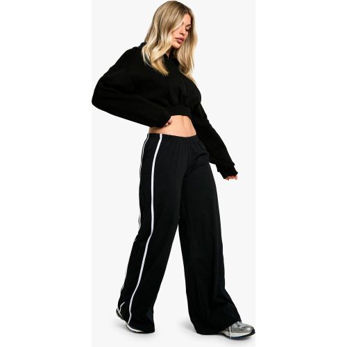 Pantalon Large À Bandes Sur Le Côté - 34 - boohoo - Modalova