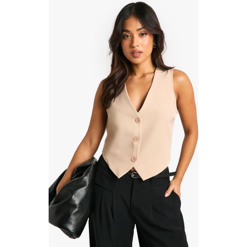 Petite" - Gilet De Tailleur Sans Manches - 38 - boohoo - Modalova