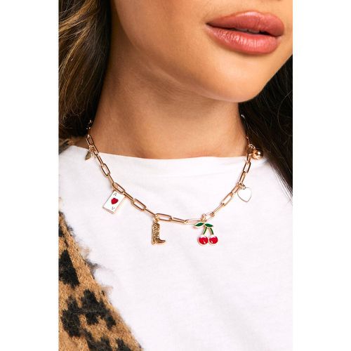 Collier À Pendentif Western - One Size - boohoo - Modalova