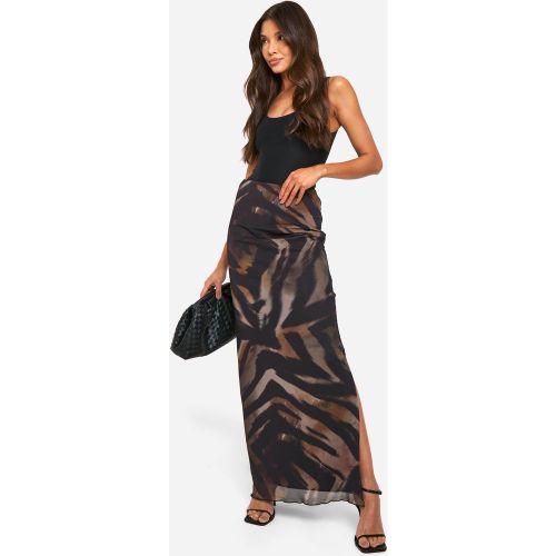 Jupe Longue En Mesh À - 34 - boohoo - Modalova