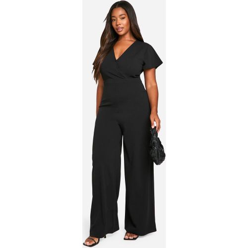 Grande Taille - Combinaison Large À Volants - 44 - boohoo - Modalova